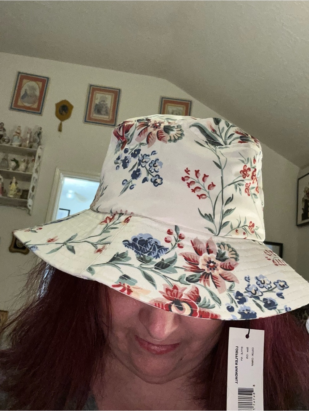 NWT Loeffler Randall Ivy Bucket Hat in  Vine